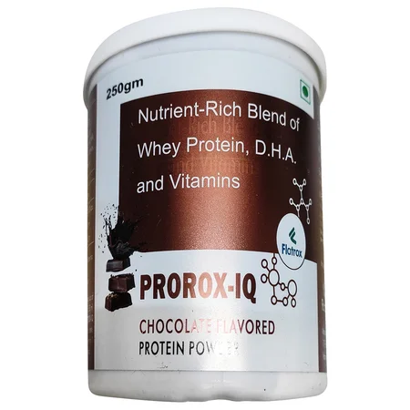 Prorox-Iq Chocolate Flavour Protein Powder, 250 gm Jar