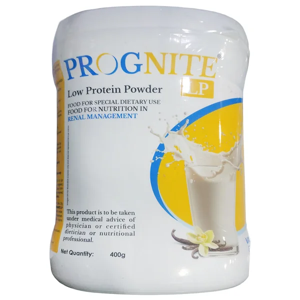 Prognite-LP Vanilla Flavour Low Protein Powder 400 gm