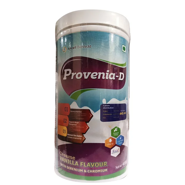 Provenia-D Creame Vanilla Flavour Powder, 400 gm