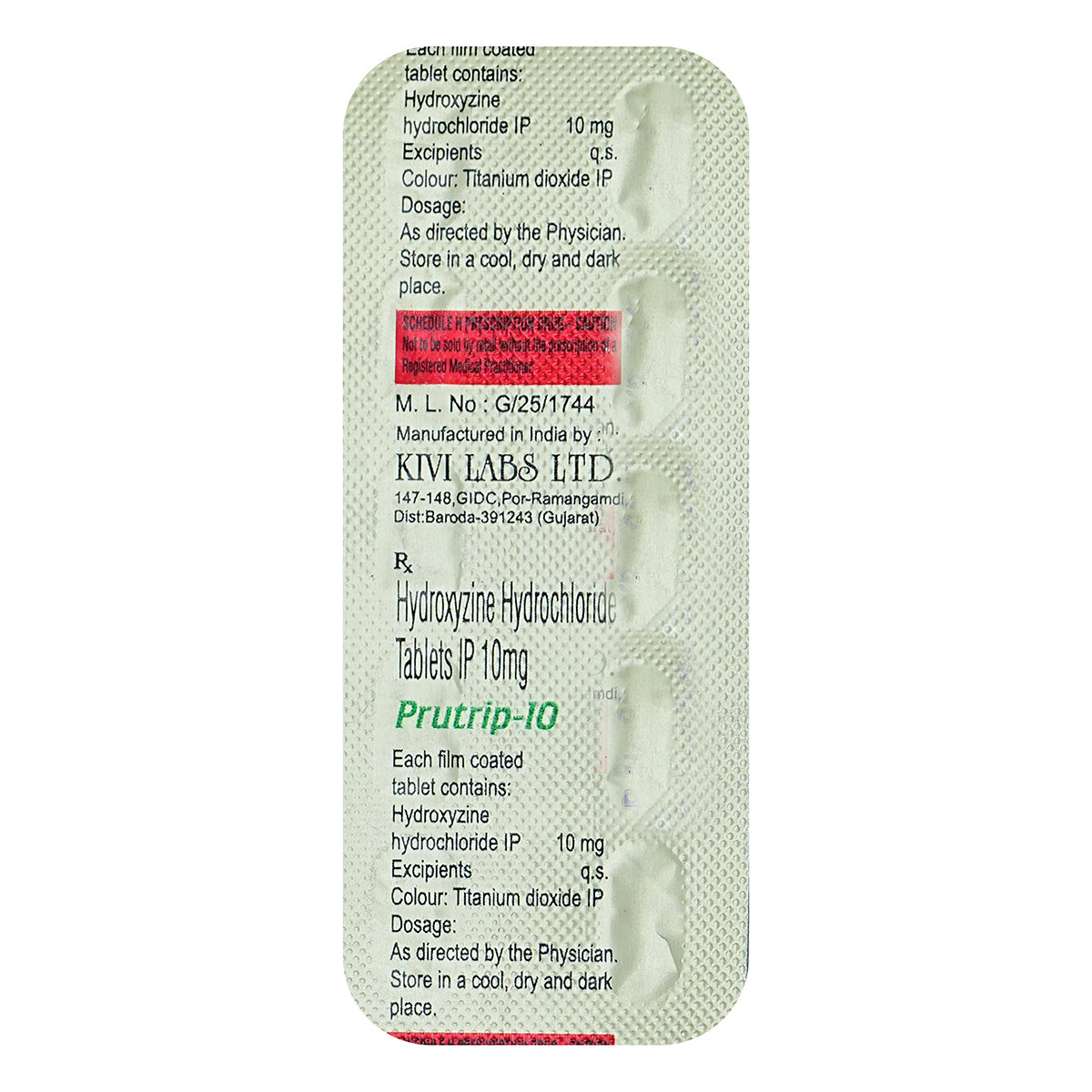 Prutrip-10 Tablet 10's, Pack of 10 TabletS Prutrip-10 Tablet 10's, Pack of 10 TabletS