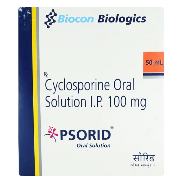 Psorid 100mg Oral Solution 50 ml, Pack of 1 Liquid