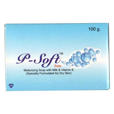 P-Soft Soap 100 gm, Pack of 1