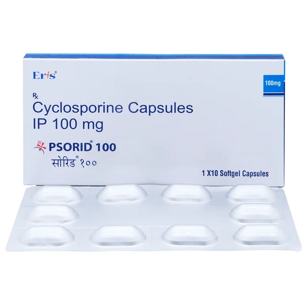 Psorid 100 Softgel Capsule 10's, Pack of 10