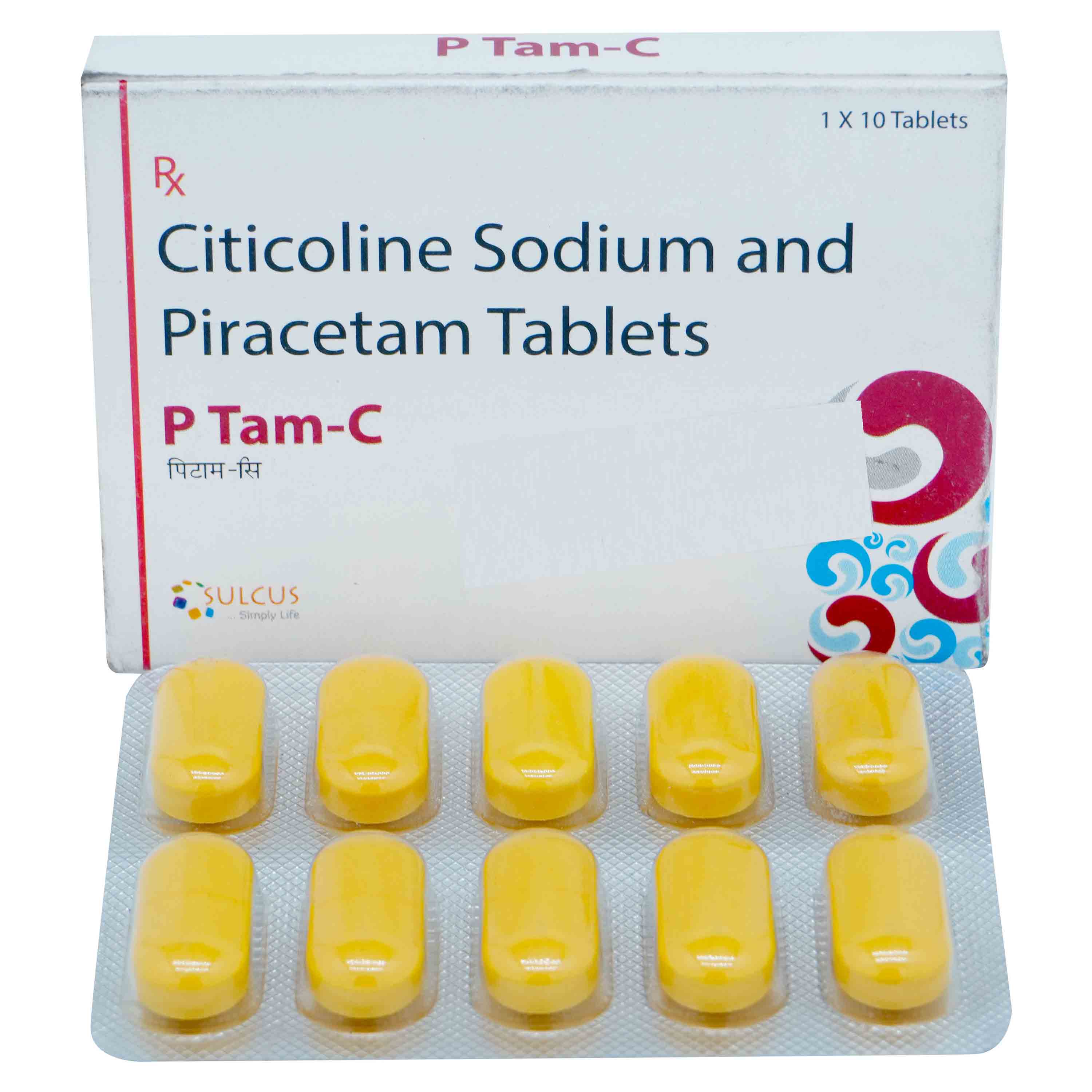 P Tam-C 500/800 Tablet 10's, Pack of 10 P Tam-C 500/800 Tablet 10's, Pack of 10