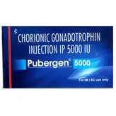 Pubergen 5000IU Injection  1 ml, Pack of 1 INJECTION