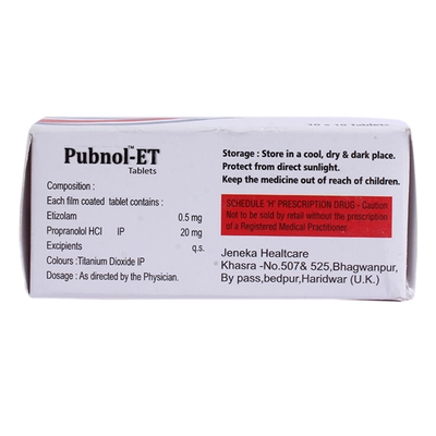 Pubnol-ET Tablet 10's, Pack of 10 TABLETS