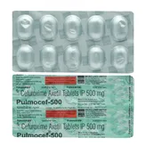 Pulmocef 500 Tablet 10's, Pack of 10 TABLETS