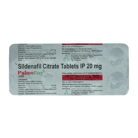 Pulmoday 20mg Tablet 10's