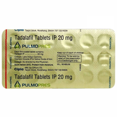 Pulmopres Tablet 15's, Pack of 15 TABLETS