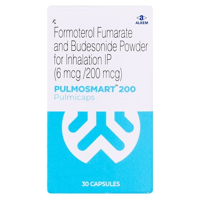 Pulmosmart 200 Pulmicap 30's, Pack of 1 Capsule