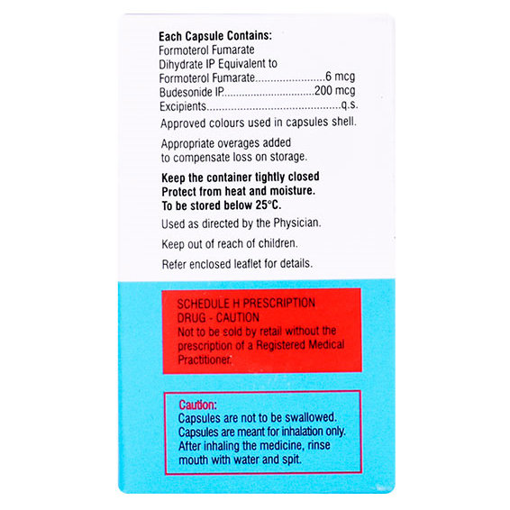 Pulmosmart 200 Pulmicap 30's, Pack of 1 Capsule Pulmosmart 200 Pulmicap 30's, Pack of 1 Capsule