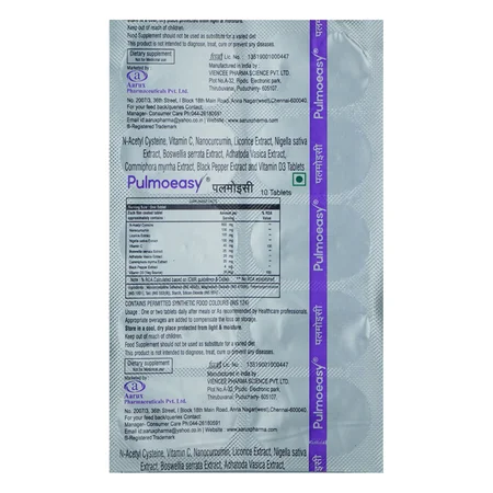 Pulmoeasy Tablet 10's