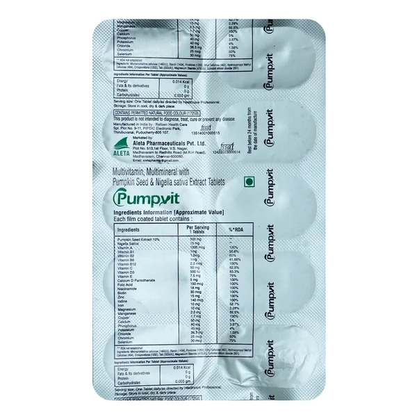 Pumpvit Tablet 10's