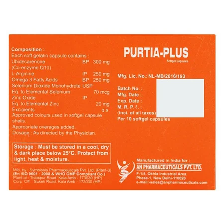 Purtia-Plus Capsule 10's