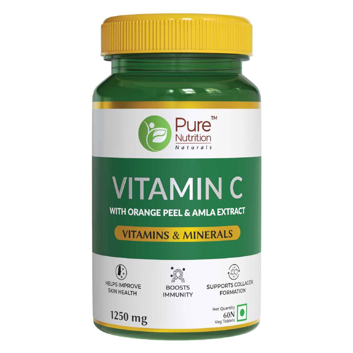 Buy Pure Nutrition Vitamin C, 60 Tablets Online