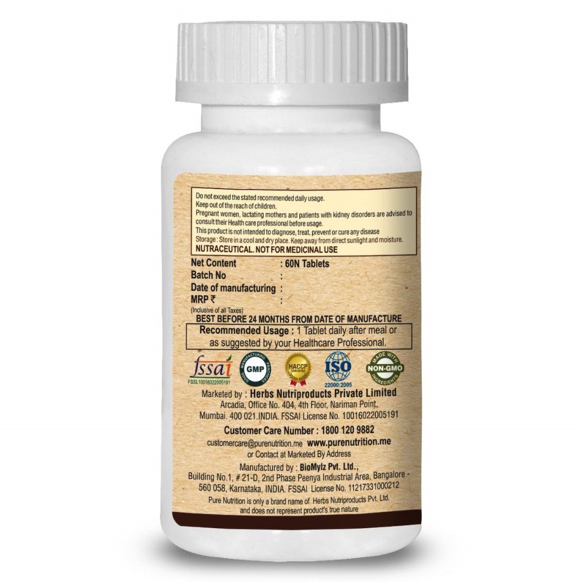 Pure Nutrition Selenium Max, 60 Tablets, Pack of 1 Pure Nutrition Selenium Max, 60 Tablets, Pack of 1