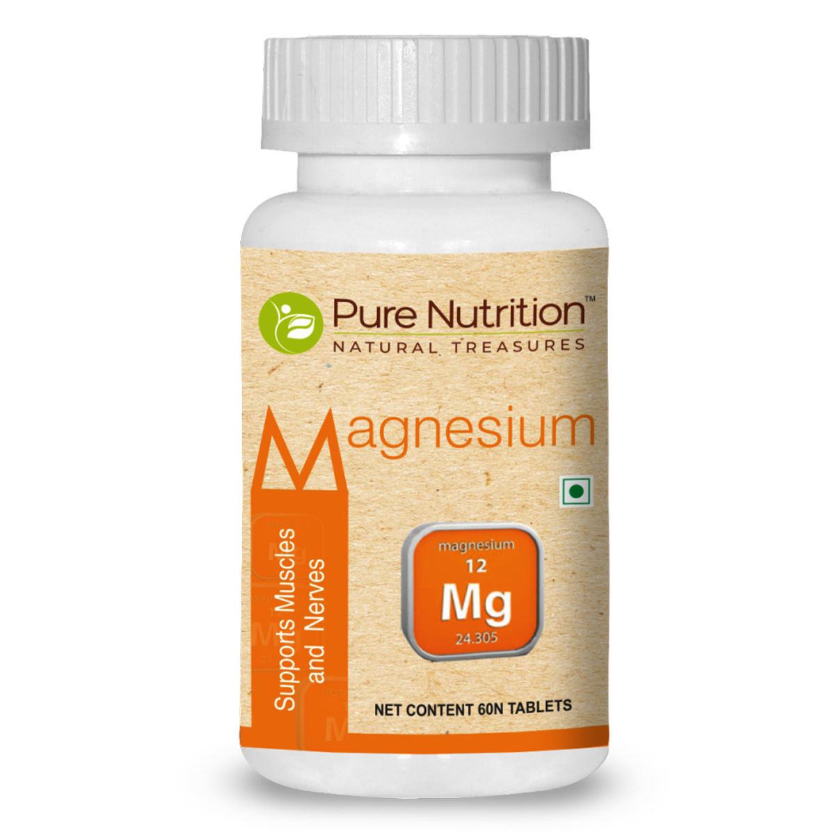 Buy Pure Nutrition Magnesium 650 mg, 60 Tablets Online