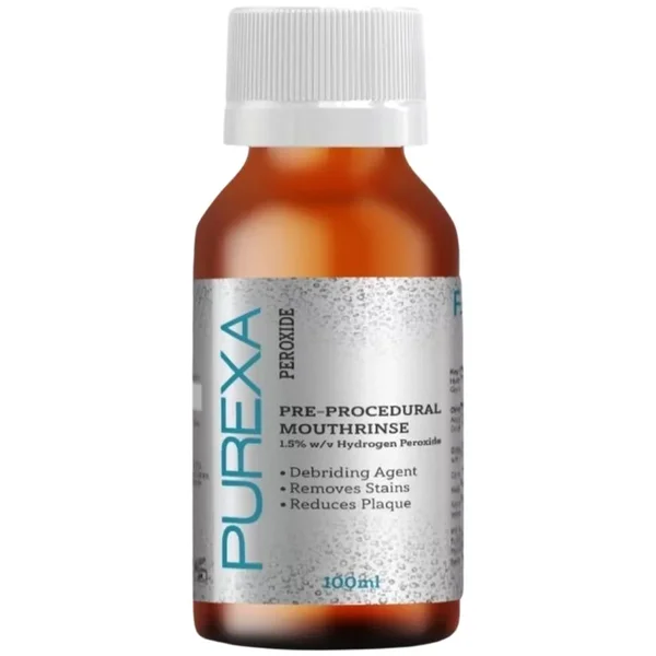 Purexa Peroxide Mouthrinse 100 ml, Pack of 1 SOLUTION