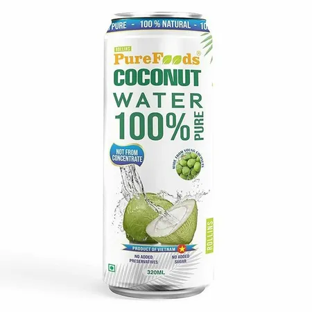 Pure Foods Coconut Water, 320 ml