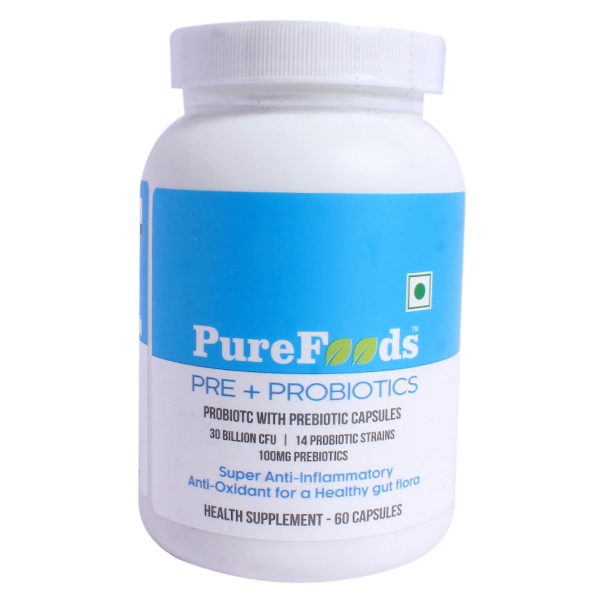Buy PureFoods Prebiotic + Probiotic, 60 Capsules Online