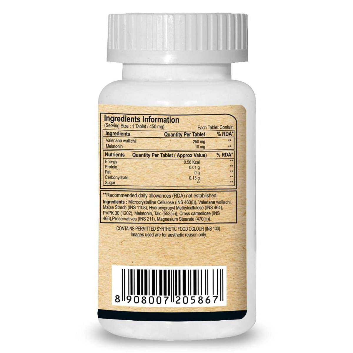 Pure Nutrition Melatonin Plus 10 mg, 120 Tablets, Pack of 1 Pure Nutrition Melatonin Plus 10 mg, 120 Tablets, Pack of 1