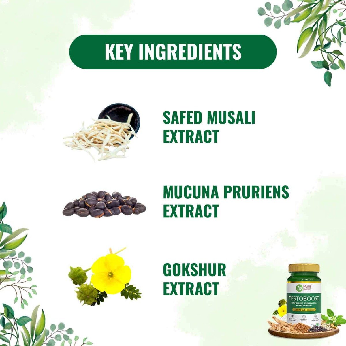 Pure Nutrition Testoboost 1200 mg, 60 Tablets, Pack of 1 Pure Nutrition Testoboost 1200 mg, 60 Tablets, Pack of 1