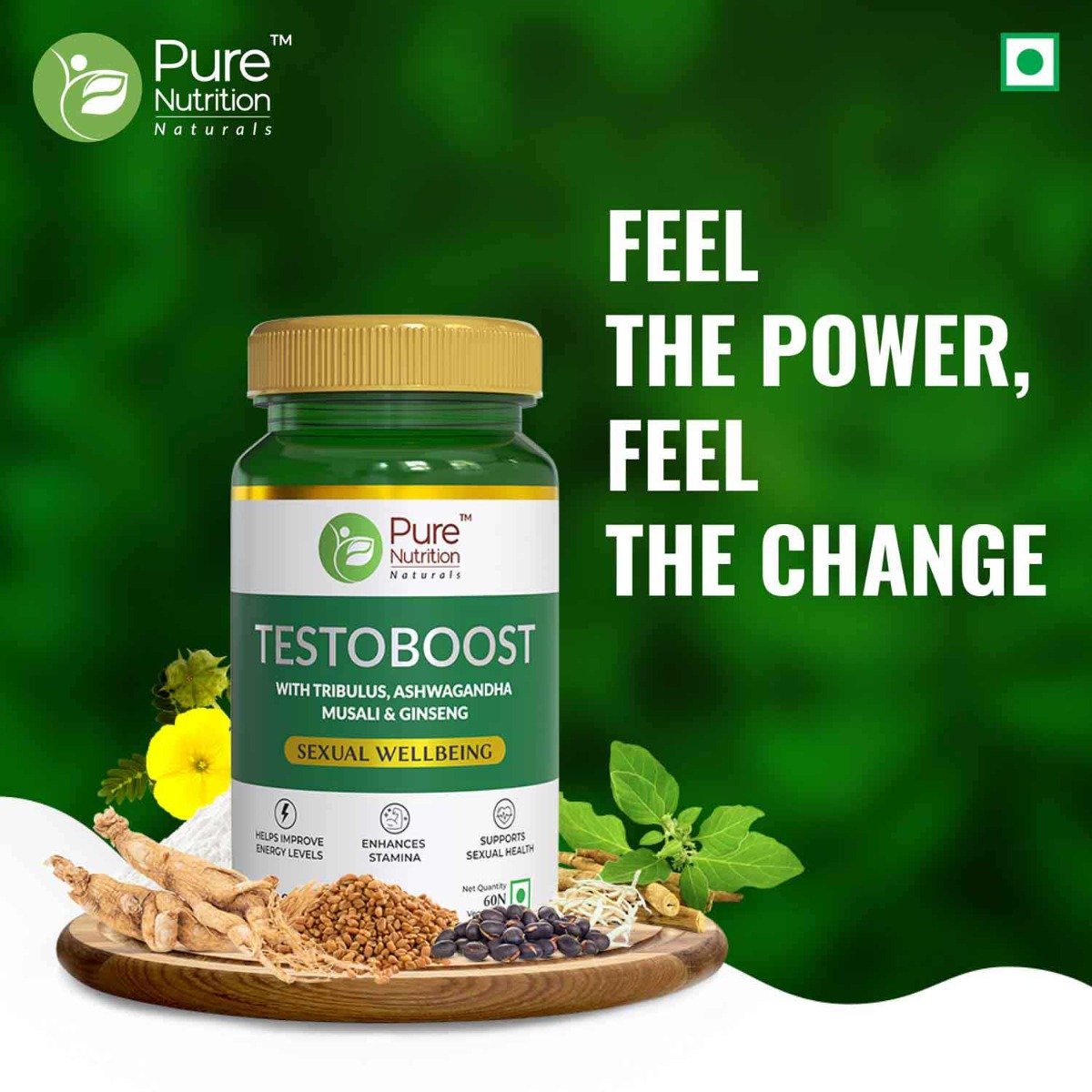 Pure Nutrition Testoboost 1200 mg, 60 Tablets, Pack of 1 Pure Nutrition Testoboost 1200 mg, 60 Tablets, Pack of 1