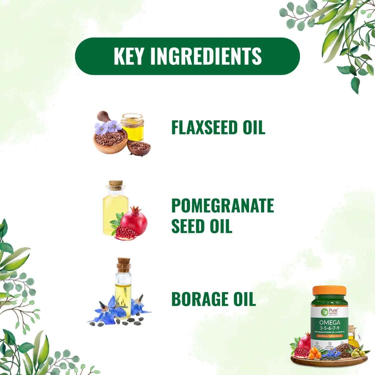 Pure Nutrition Omega 35679 1000 mg, 30 Softgels Price, Uses, Side