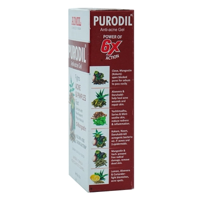 Purodil Anti-Acne Gel 25 gm, Pack of 1