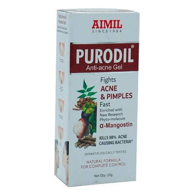 Purodil Anti-Acne Gel 25 gm, Pack of 1