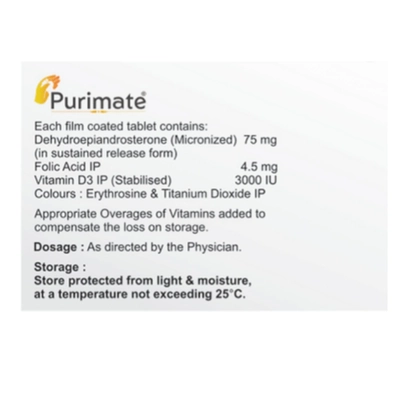 Purimate Tablet 10's, Pack of 10 TABLETS