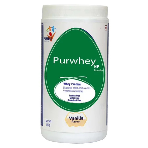 Purwhey Hp Vanilla Powder 400 gm