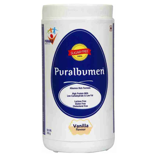 Puralbumen Sugar Free Vanilla Powder 200 gm