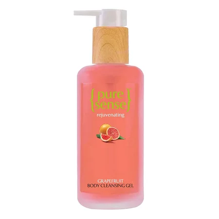 Pure Sense Rejuvenating Grapefruit Body Cleansing Gel 200 ml | Gentle Cleansing | Nourishes Skin | Rejuvenates Senses | For All Skin Type