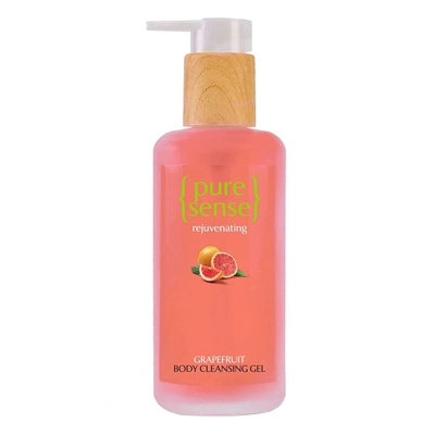 Pure Sense Rejuvenating Grapefruit Body Cleansing Gel 200 ml | Gentle Cleansing | Nourishes Skin | Rejuvenates Senses | For All Skin Type, Pack of 1