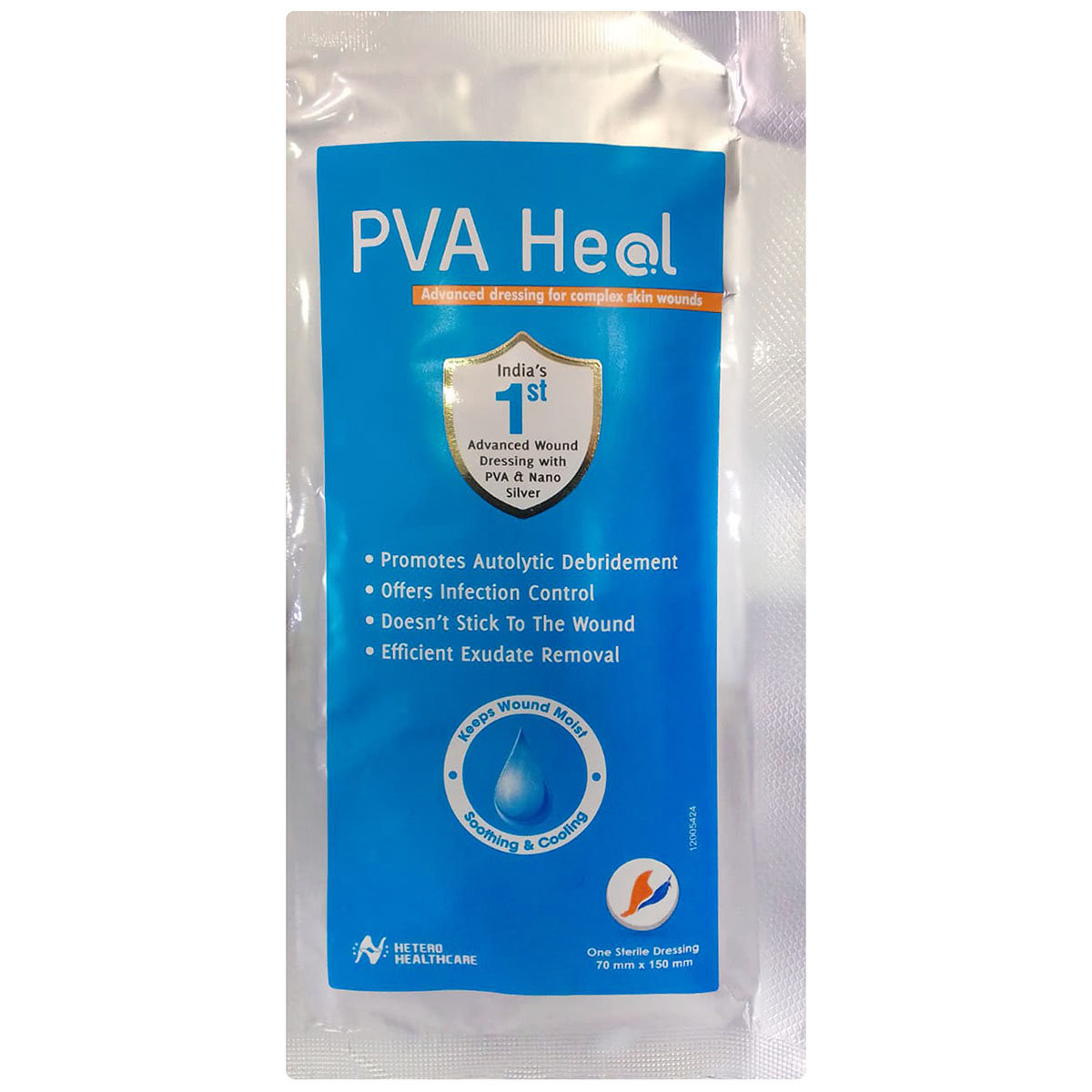 Buy Pva Heal Advanced Wound Dressing 70X150 mm Online