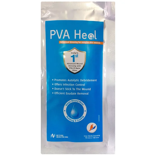 Pva Heal Advanced Wound Dressing 70X150 mm