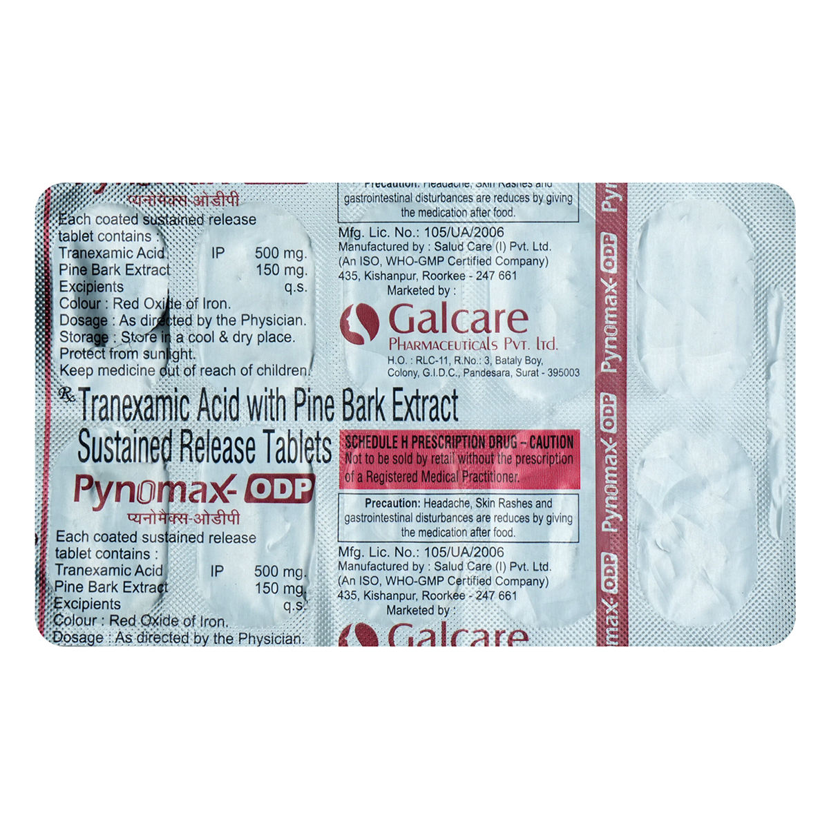 Buy Pynomax-ODP Tablet 10's Online