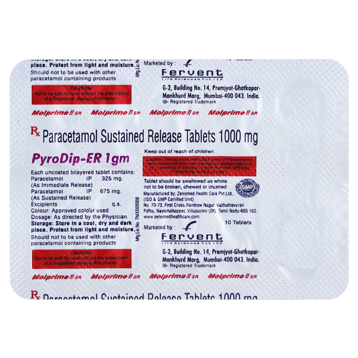 Pyrodip ER Tablet | Uses, Side Effects, Price | Apollo Pharmacy