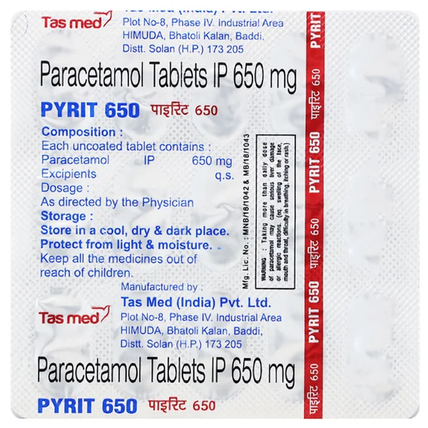 Pyrit-650 Tablet 15's