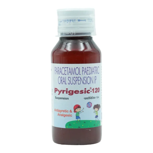 Pyrigesic-120 Oral Suspension 60 ml, Pack of 1 Oral Suspension