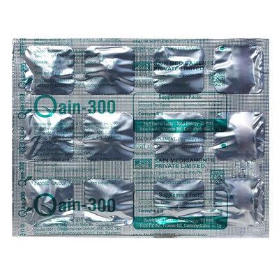 Qain 300mg Tablet 12's, Pack of 12 TABLETS