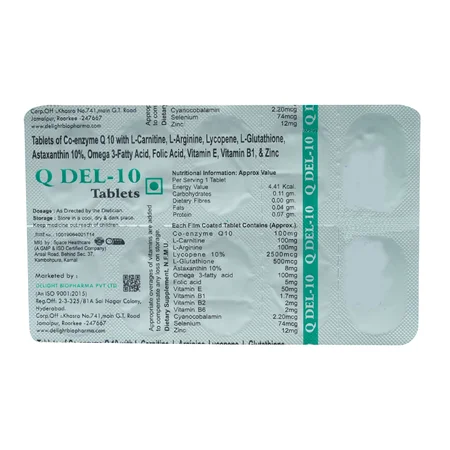 Q Del-10 Tablet 10's