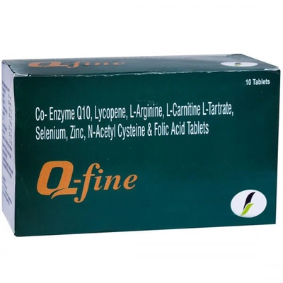 Q-Fine Tablet 10's, Pack of 10