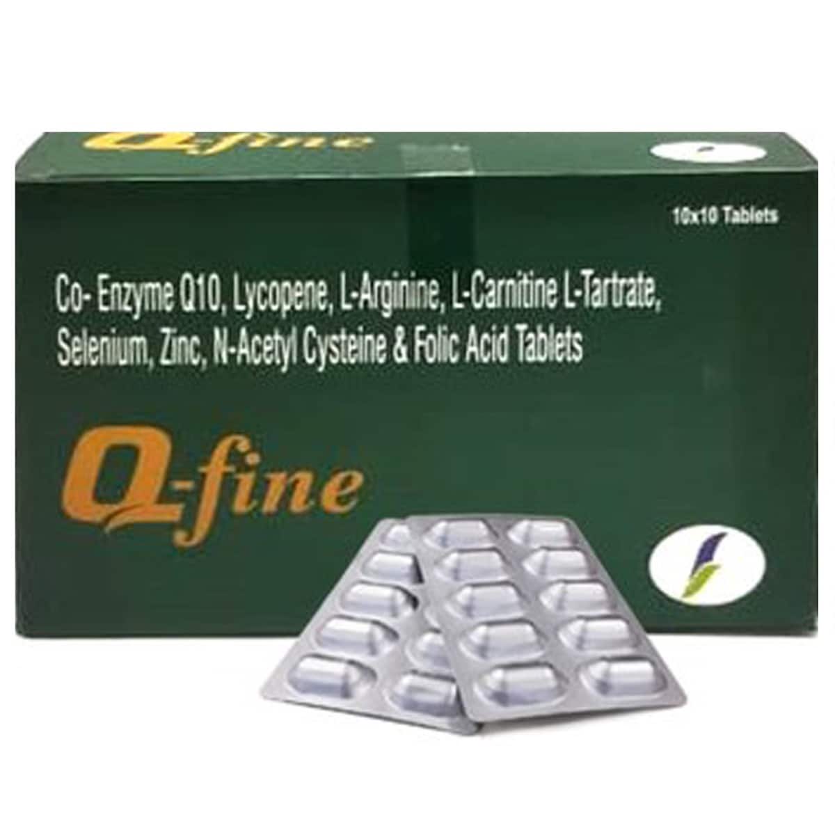 Q-Fine Tablet 10's, Pack of 10 Q-Fine Tablet 10's, Pack of 10