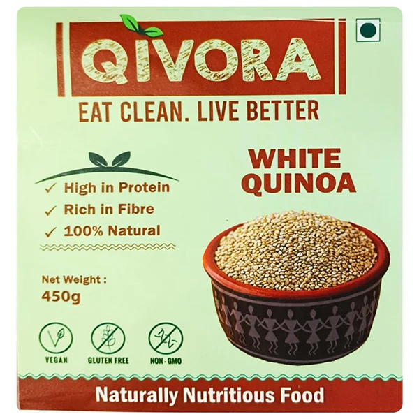 QIVORA WHITE QUINOA 450G
