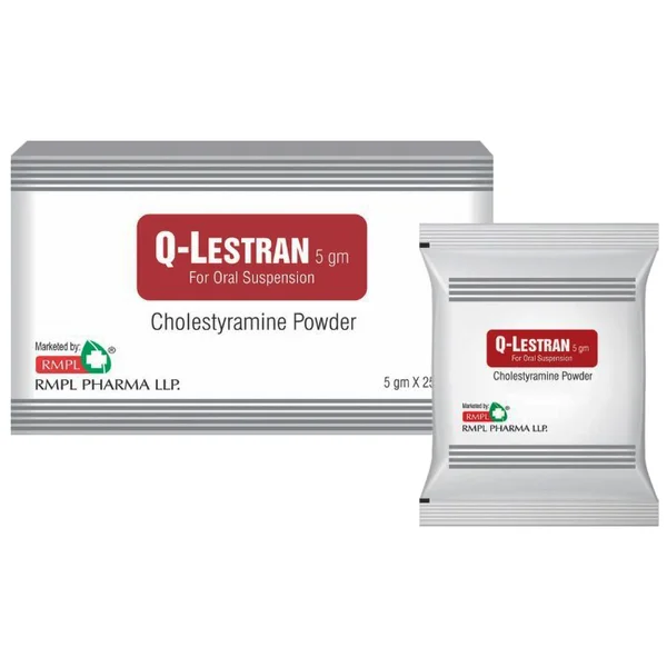 Q-Lestran Powder For Oral Suspension 5 gm