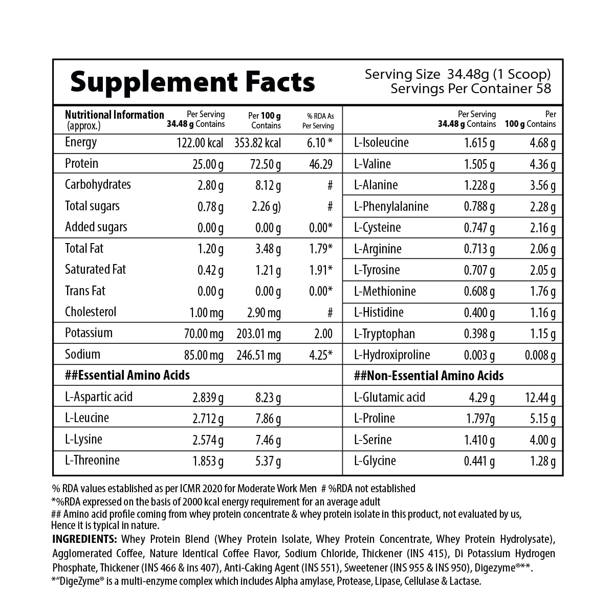 QNT Prime Whey Coffee Flavour Powder, 2 kg, Pack of 1 QNT Prime Whey Coffee Flavour Powder, 2 kg, Pack of 1