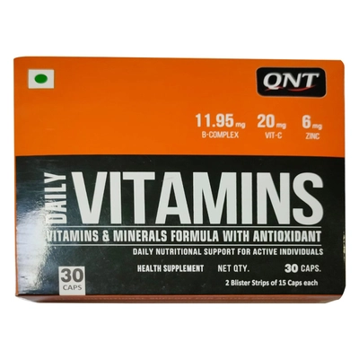 QNT Daily Vitamins, 30 Capsules, Pack of 1