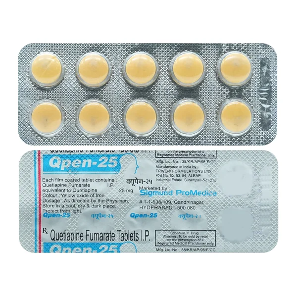 QPEN 25MG TABLET, Pack of 10 TabletS